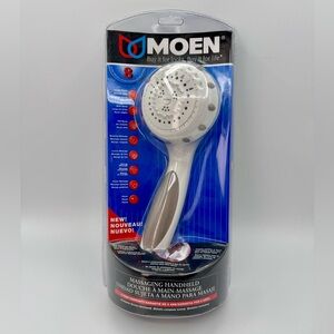 Moen Adler 21030W Hand Shower 8 Function Glacier White 59" Hose Open Box